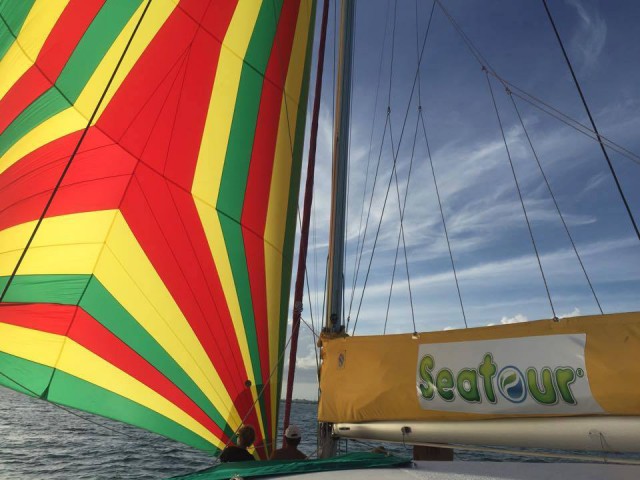 Excursion à la voile à l'îlet Gosier avec Seatour
